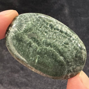 Seraphinite palm stone 32g