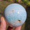 Blue Aragonite Sphere 556g