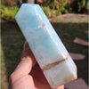 Blue Aragonite Tower 588g