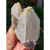 Snow Quartz w/Lepidolite Green Tourmaline 134g